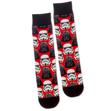 Load image into Gallery viewer, Hallmark Star Wars™ Darth Vader™ and Stormtrooper™ Helmet Novelty Crew Socks