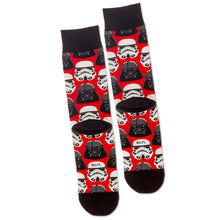 Load image into Gallery viewer, Hallmark Star Wars™ Darth Vader™ and Stormtrooper™ Helmet Novelty Crew Socks