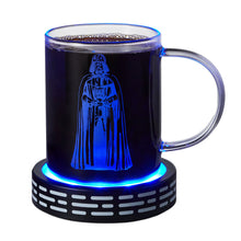 Load image into Gallery viewer, NEW-Star Wars Light-Up Darth Vader Holograph Mug front with lights