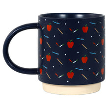 Load image into Gallery viewer, School Supplies Navy Teacher Mug 16 oz.