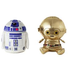 Load image into Gallery viewer, NEW-Star Wars R2-D2 and C-3PO Magnetic Plush With Sound
