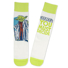 Load image into Gallery viewer, Star Wars™ Yoda™ Novelty Crew Socks