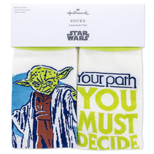 Load image into Gallery viewer, Star Wars™ Yoda™ Novelty Crew Socks