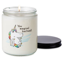 Load image into Gallery viewer, Unicorn You Magical Bastard Scented Single-Wick Jar Candle, 7 oz