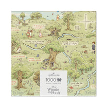 Load image into Gallery viewer, Disney Winnie the Pooh Hundred Acre Wood Map 1000-Piece Puzzle