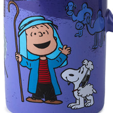 Load image into Gallery viewer, Peanuts® Shepherd Linus and Sheep Snoopy Nativity Scene Mug, 17.5 oz.