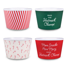 Load image into Gallery viewer, Hallmark Channel Christmas Popcorn/Snack Bowl Set