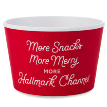 Load image into Gallery viewer, Hallmark Channel Christmas Popcorn/Snack Bowl Set