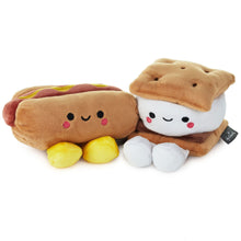 Load image into Gallery viewer, Better Together Hot Dog and S'More Magnetic Plush, 4"