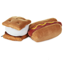 Load image into Gallery viewer, Better Together Hot Dog and S'More Magnetic Plush, 4"