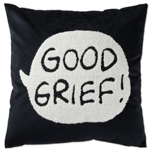 Load image into Gallery viewer, Peanuts® Charlie Brown Good Grief! Throw Pillow, 16x16