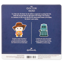 Load image into Gallery viewer, itty bittys® Doctor Who The Fourth Doctor and Dalek Plush, Set of 2