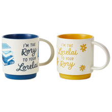Load image into Gallery viewer, Gilmore Girls Lorelai and Rory Stacking Mugs, Set of 2