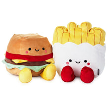 Load image into Gallery viewer, Large Better Together Burger and Fries Magnetic Plush, 10.25"