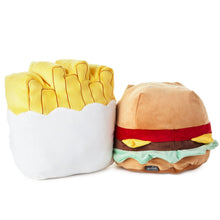 Load image into Gallery viewer, Large Better Together Burger and Fries Magnetic Plush, 10.25"