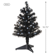 Load image into Gallery viewer, Miniature Black Pre-Lit Tree
