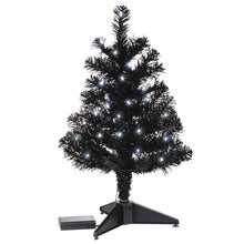 Load image into Gallery viewer, Miniature Black Pre-Lit Tree