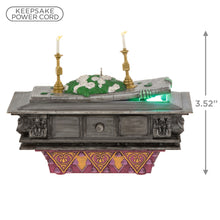 Load image into Gallery viewer, Disney The Haunted Mansion Collection The Coffin in the Conservatory Ornament With Light and Sound