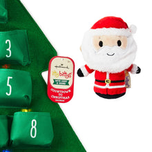 Load image into Gallery viewer, itty bittys® Santa Plush and Musical Christmas Countdown Calendar With Light