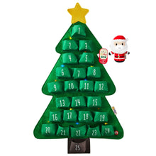 Load image into Gallery viewer, itty bittys® Santa Plush and Musical Christmas Countdown Calendar With Light