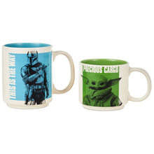 Load image into Gallery viewer, Star Wars: The Mandalorian™ and Grogu™ Adult and Child Stacking Mugs, Set of 2