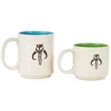 Load image into Gallery viewer, Star Wars: The Mandalorian™ and Grogu™ Adult and Child Stacking Mugs, Set of 2