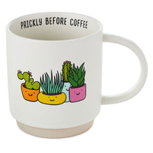 Load image into Gallery viewer, Prickly Before Coffee Succulents Funny Mug, 16 oz.