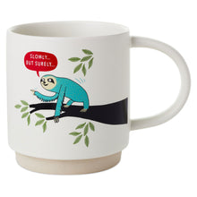 Load image into Gallery viewer, Sloth Slowly But Surely Funny Mug, 16 oz.