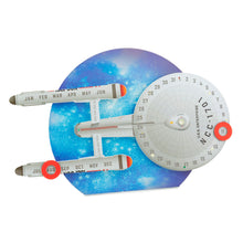 Load image into Gallery viewer, Star Trek™ U.S.S. Enterprise™ Magnetic Perpetual Calendar