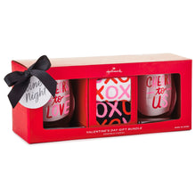 Load image into Gallery viewer, Wine Night Valentine's Day Socks and Wine Glasses, Set of 4