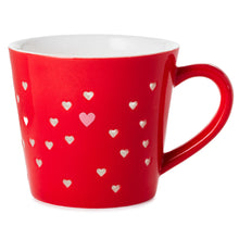 Load image into Gallery viewer, Pierced Hearts Red Mug, 13.5 oz.