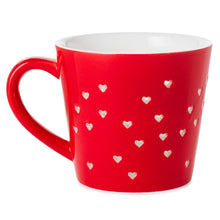 Load image into Gallery viewer, Pierced Hearts Red Mug, 13.5 oz.