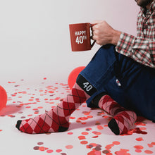 Load image into Gallery viewer, Happy 40th - 18 oz Mug and Sock Set
