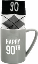 Load image into Gallery viewer, Happy 90th - 18 oz Mug and Sock Set
