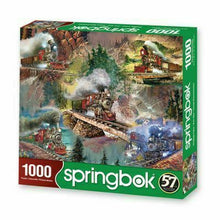 Load image into Gallery viewer, Thrilling Trains 1000 Piece Jigsaw Puzzle
