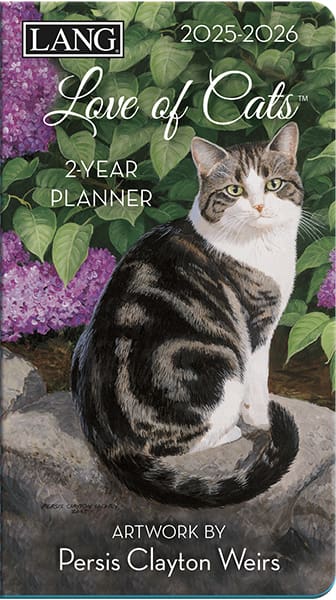 Love of Cats 2025 2 Year Pocket Planner by Persis Clayton Weirs