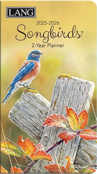 Songbirds 2025 2 Year Pocket Planner by Susan Bourdet