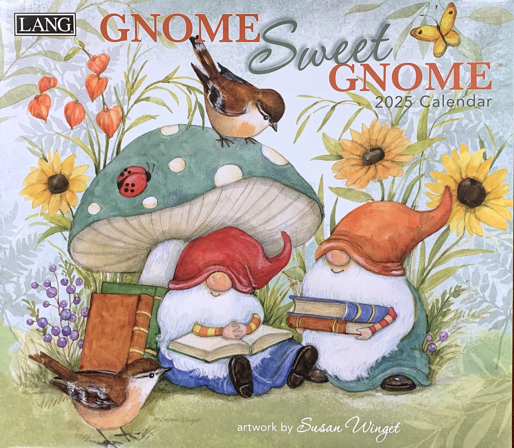 2025 Lang Calendar - Gnome Sweet Gnome