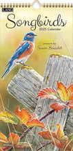 Load image into Gallery viewer, Songbirds 2025 Vertical Wall Calendar by Susan Bourdet
