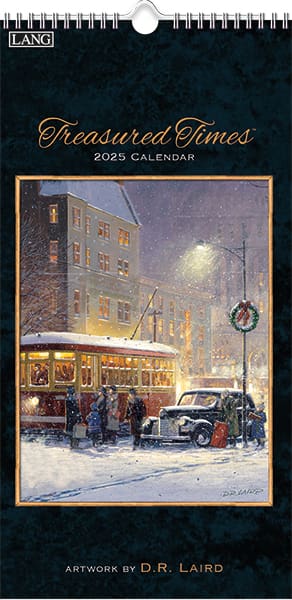 Treasured Times 2025 Vertical Wall Calendar by D.R. Laird