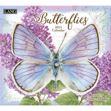 Load image into Gallery viewer, BUtterflies 2024 Wall Calendar
