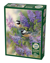 Load image into Gallery viewer, Chickadees and Lilacs | 1000 Piece
