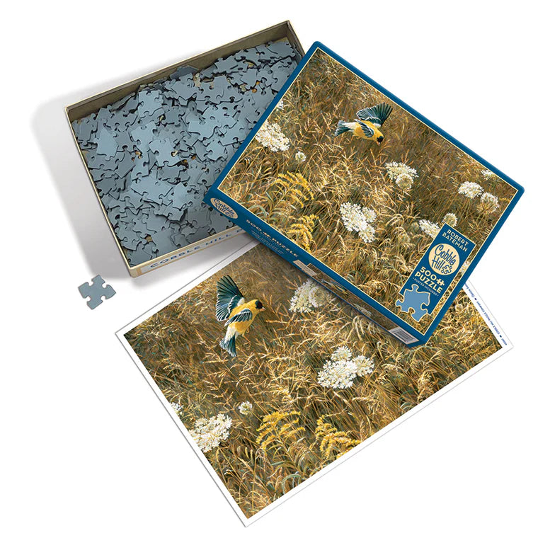 Queen Anne's Lace and American Goldfinch | 500 Piece