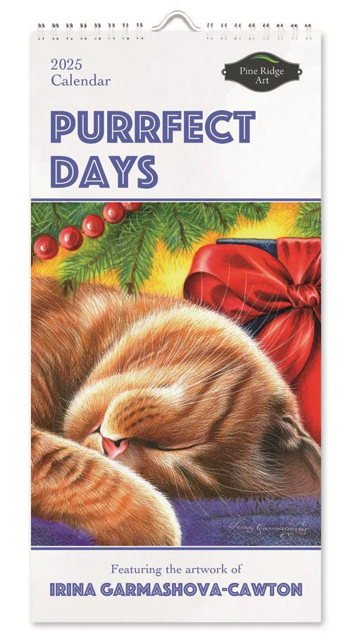 2025 VERTICAL CALENDAR PURRFECT DAYS