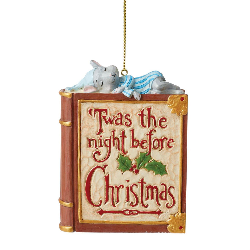 NEW- Twas the Night Book with Mouse Ornament