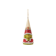 Load image into Gallery viewer, Grinch Gnome Hand Clenched Ornament
