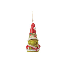 Load image into Gallery viewer, Grinch Gnome Hand Clenched Ornament
