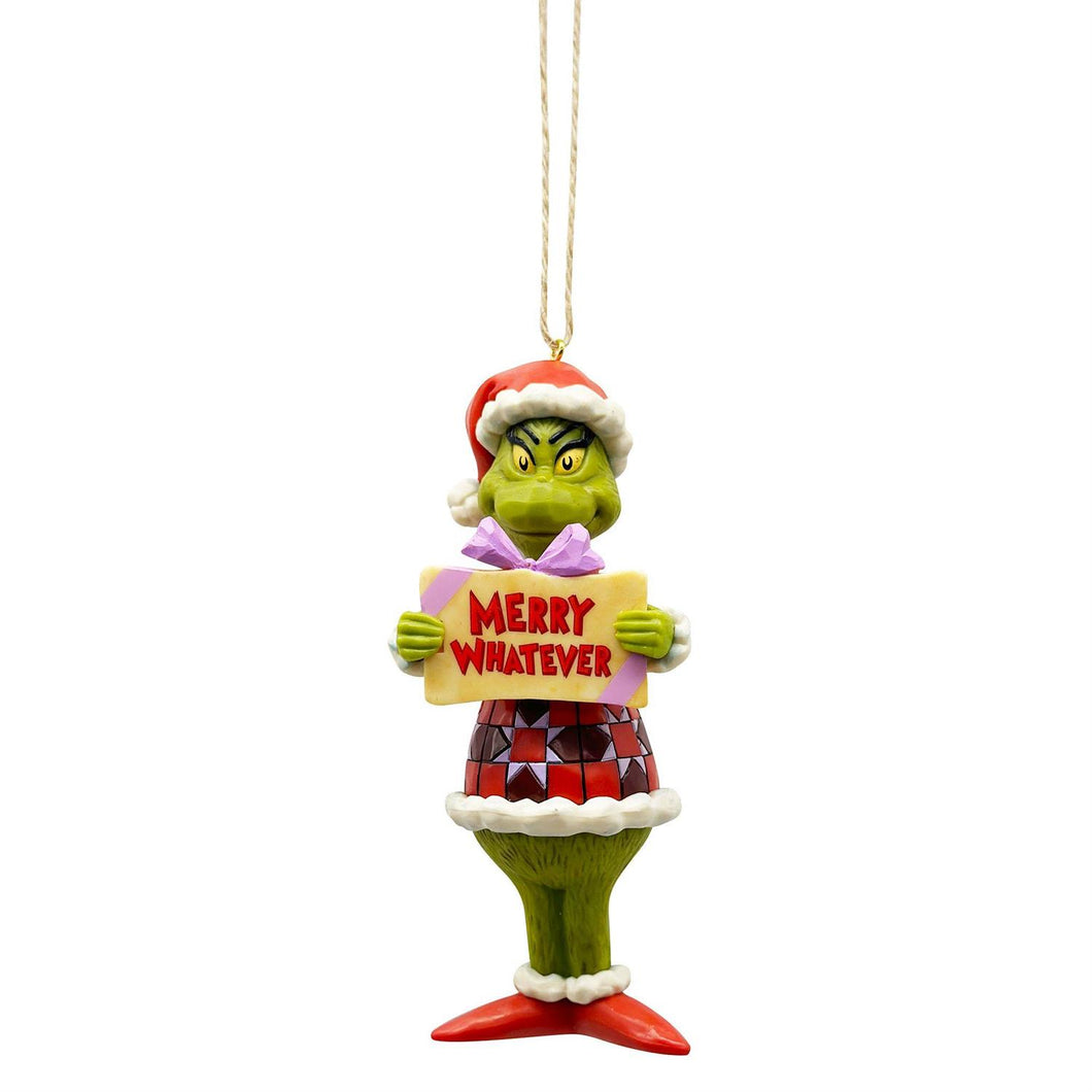 Merry Whatever Grinch PVC Ornament - PRE-ORDER NOW