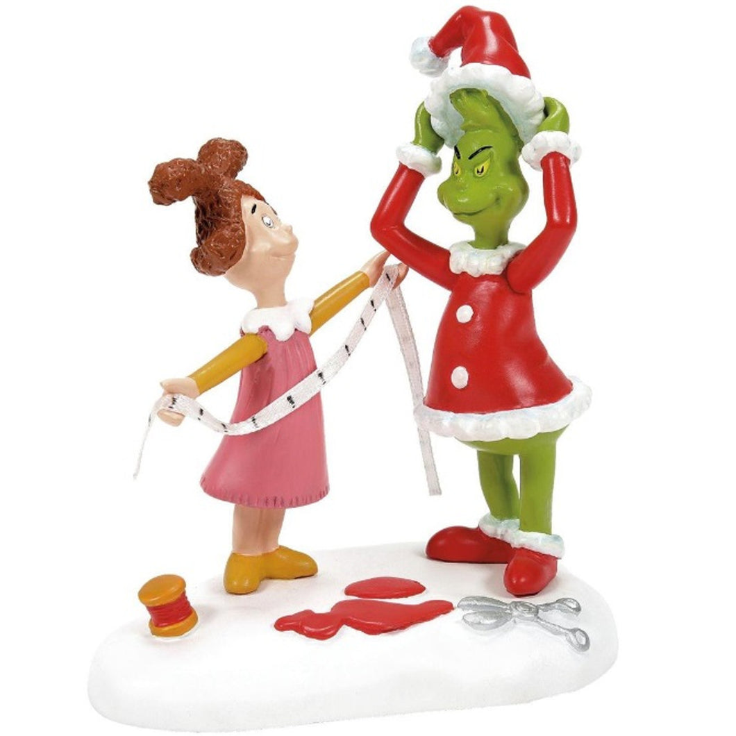 GRINCH VILLAGE -Being Fitted for a Santy Suit