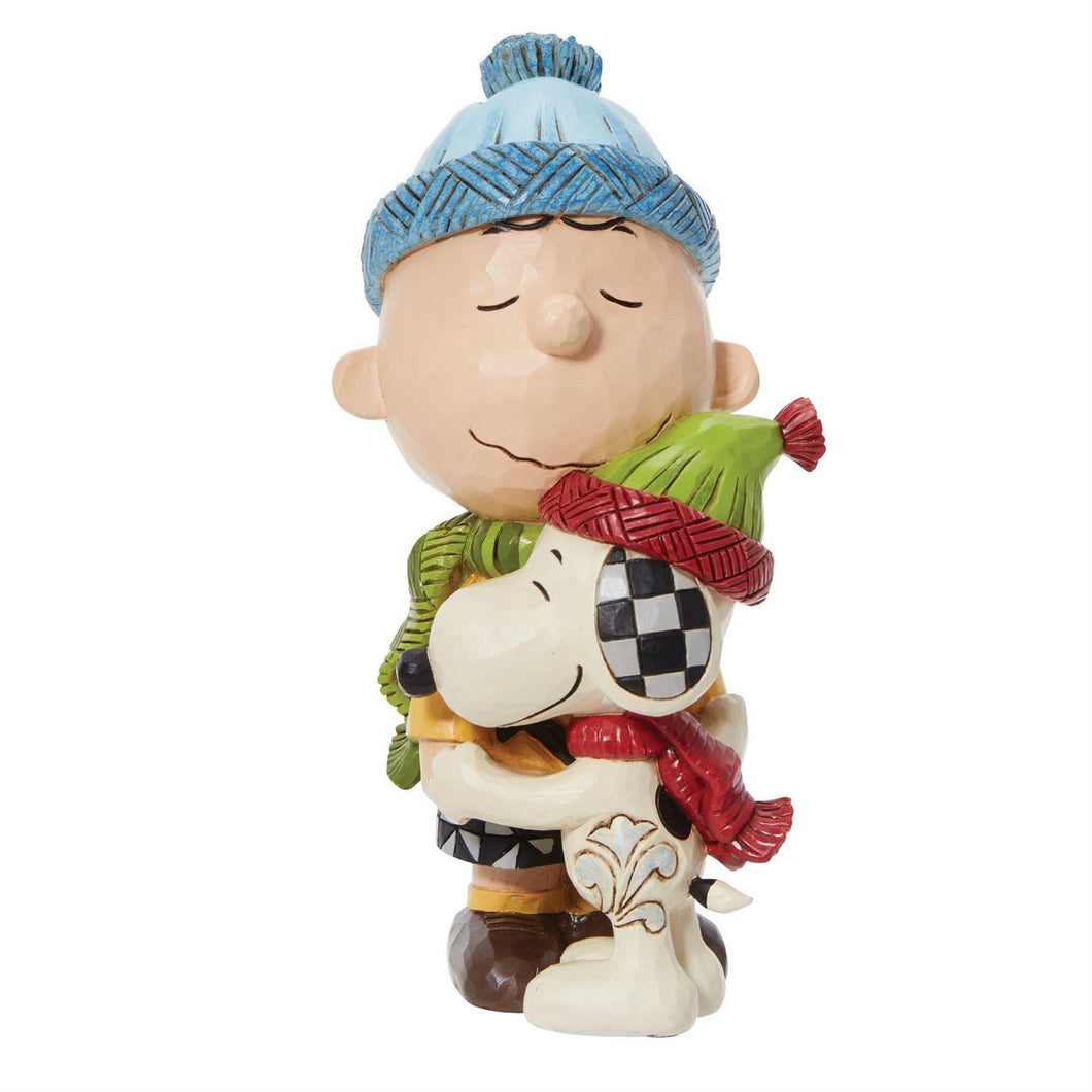 NEW - Snoopy & Charlie Brown Hugging -